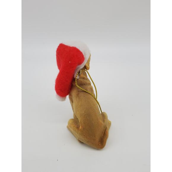 Ornament - Labrador Dog with Santa Hat - Picture 3 of 4